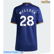 Camisa de time de futebol Newcastle United Joe Willock #28 Replicas 3º Equipamento Feminina 2025-26 Manga Curta